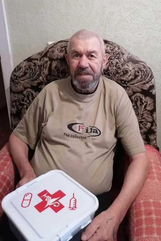 Поздравление жителя отделения