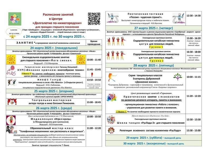 Долголетие по-нижегородски