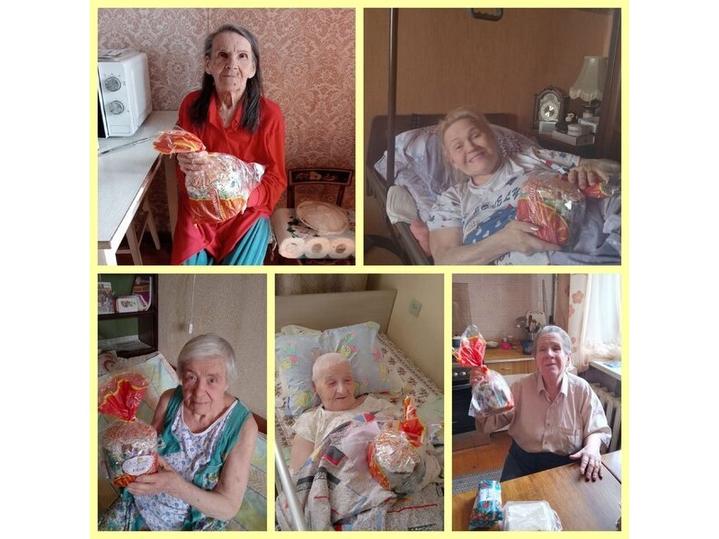 Пасхальные куличи для подопечных отделений надомного социального обслуживания