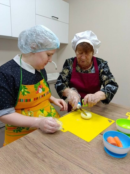 Очередное занятие на Учебной кухне