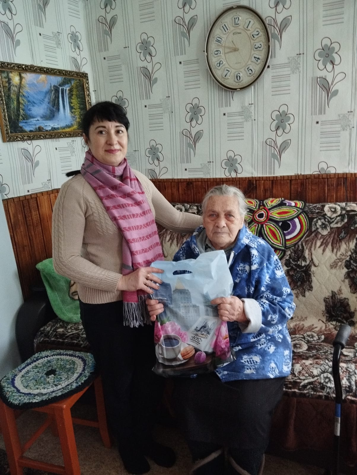 Поздравление обслуживаемых с 8 марта.