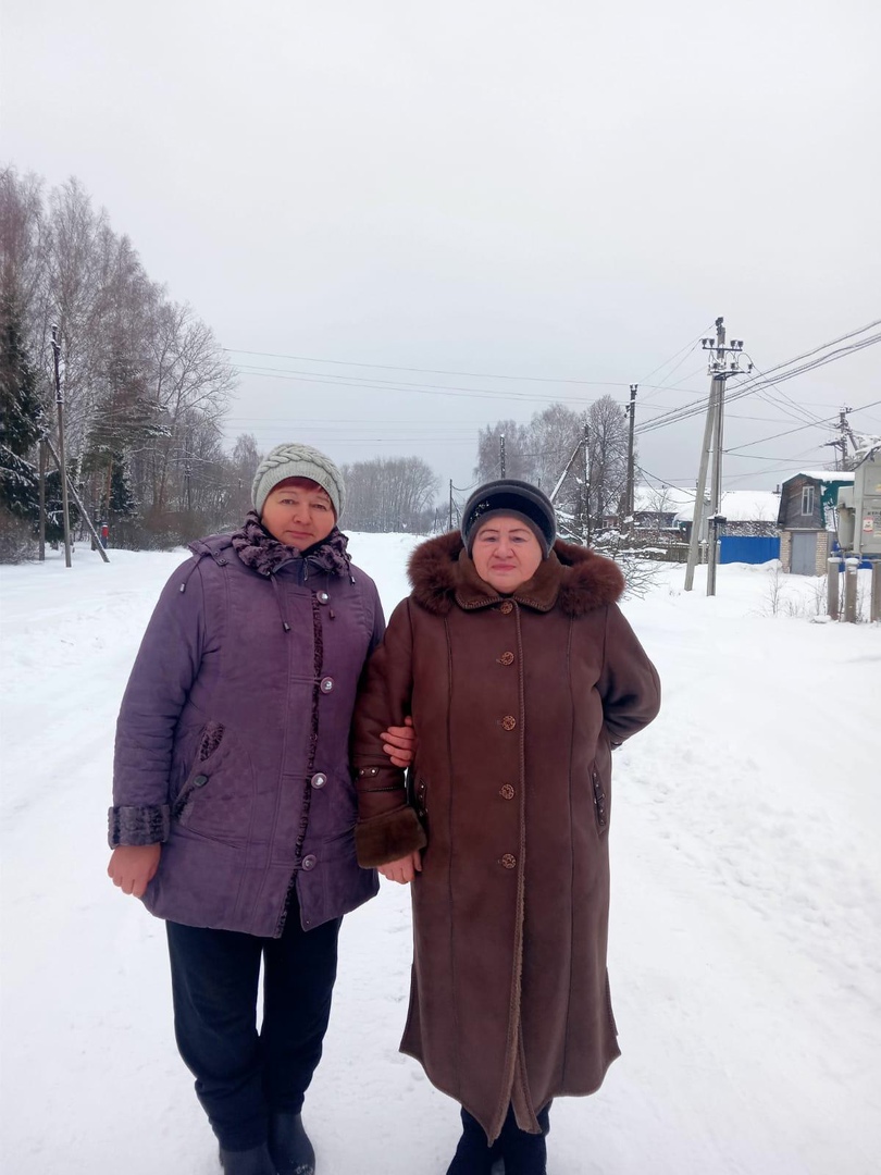 На зимней прогулке